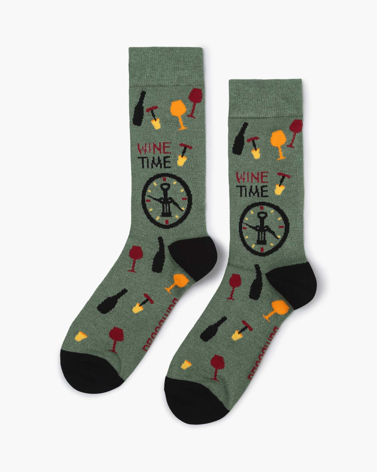 MENS TIME TO WINE DOWN BAMBOO SOCK