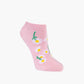 WOMENS YOGA DAISIES GRIP ANKLE