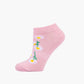 WOMENS YOGA DAISIES GRIP ANKLE