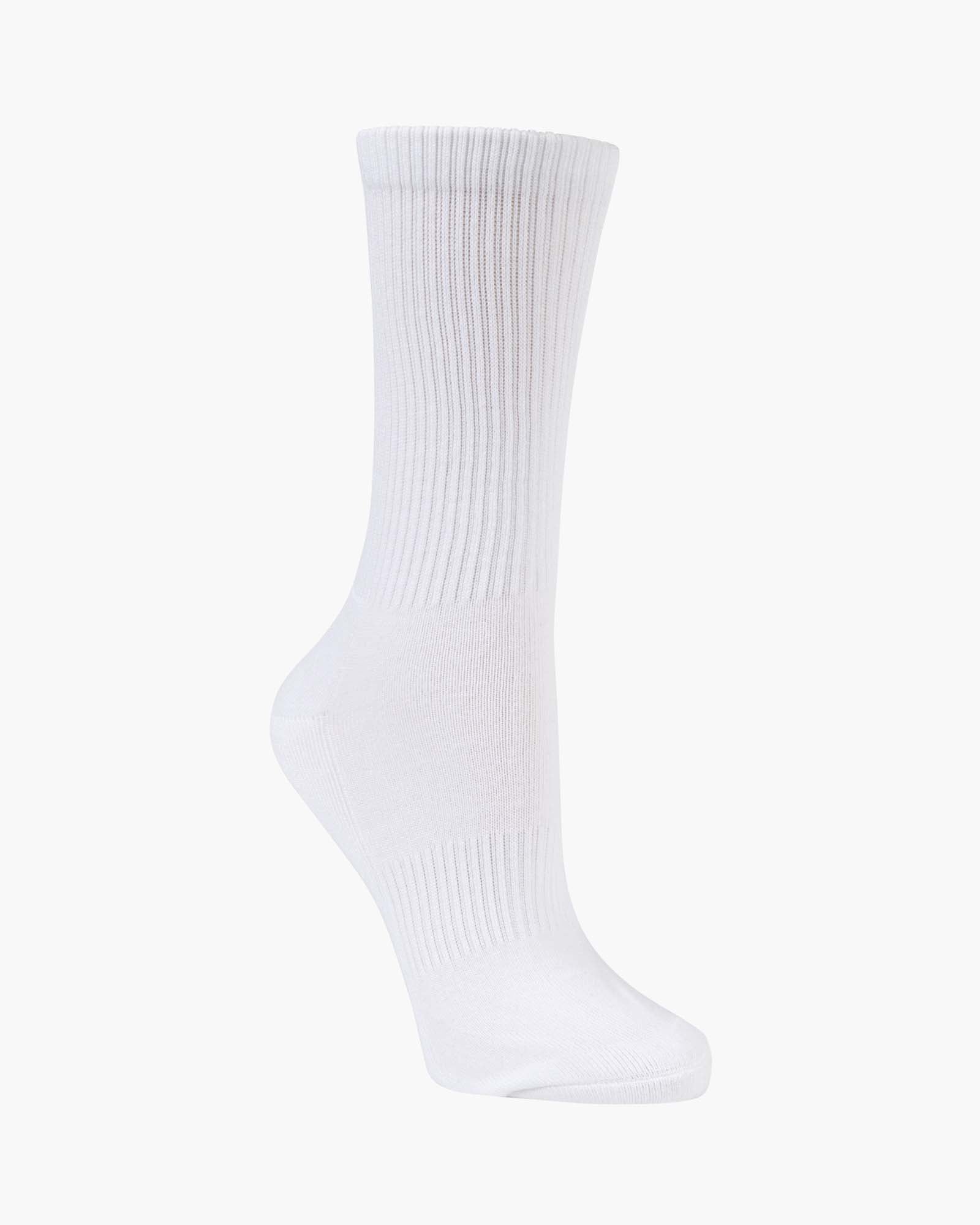 white crew penguin sock