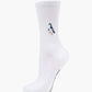 white crew penguin sock