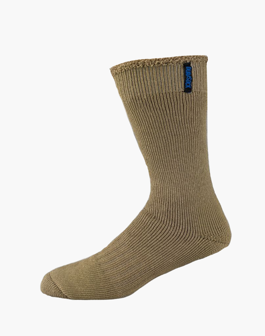 HEAVY DUTY BAMBOO MERINO WORK SOCK - SAND