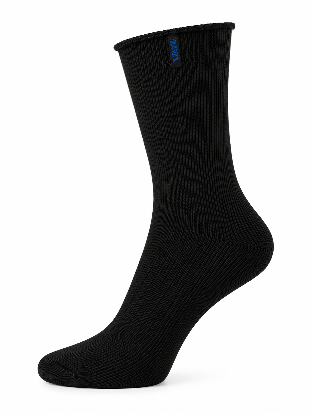 HEAVY DUTY BAMBOO & MERINO WOOL WORK SOCK - BLACK - ALL DAY COMFORT