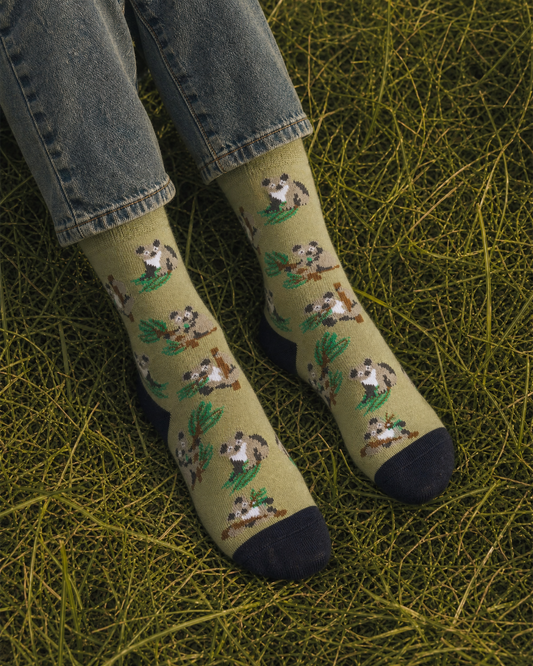 2PK DUO MENS & KIDS KOALA BAMBOO SOCKS