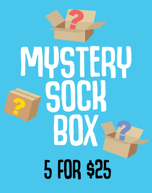 Mystery Sock Box - 5 for $25