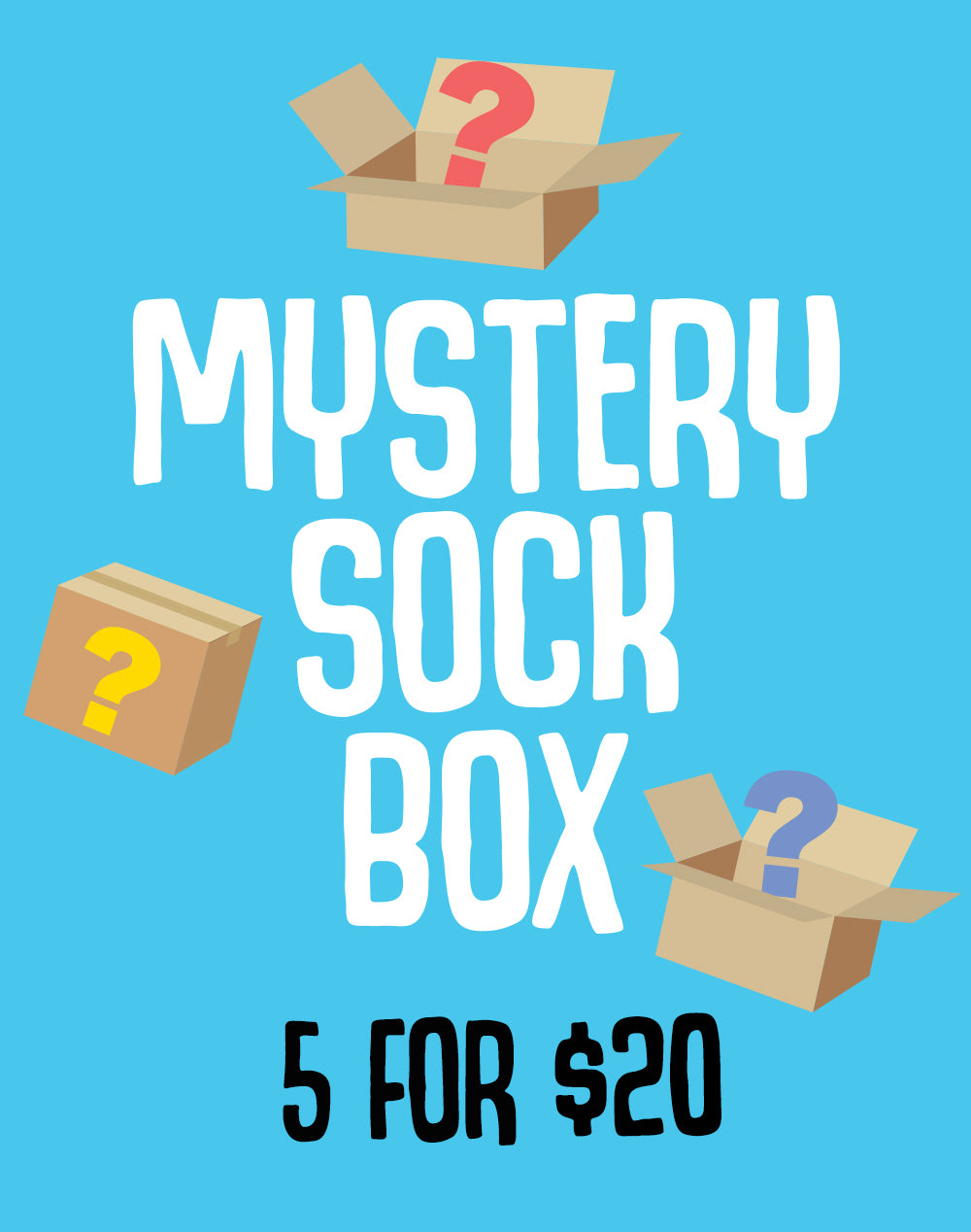 Mystery Kids Sock Box