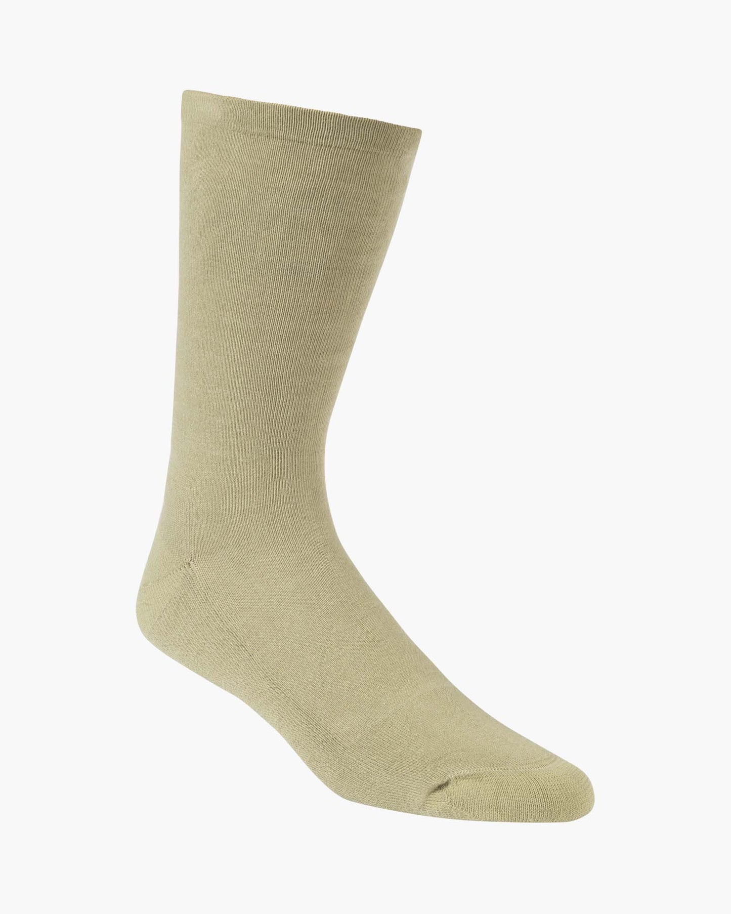 sage sock with a golf-themed design