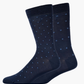 2PK MERCERISED COTTON CROSS & DOT DRESS CREW