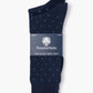2PK MERCERISED COTTON CROSS & DOT DRESS CREW