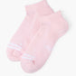 Three pairs of pastel coloured sports ankle socks 