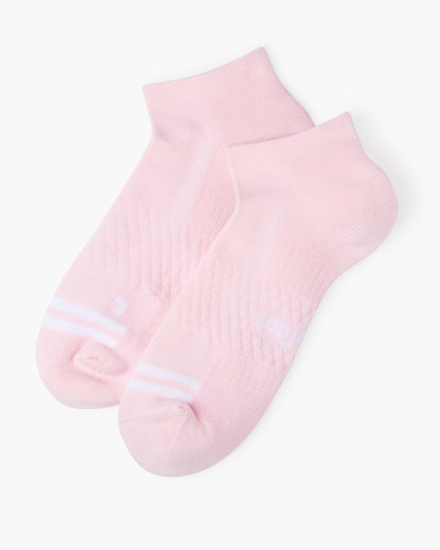 Three pairs of pastel coloured sports ankle socks 