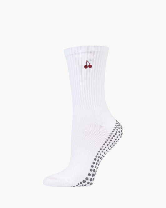 PILATES CHERRY GRIP CREW