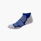 navy ankle sports socks