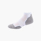 white ankle sports socks
