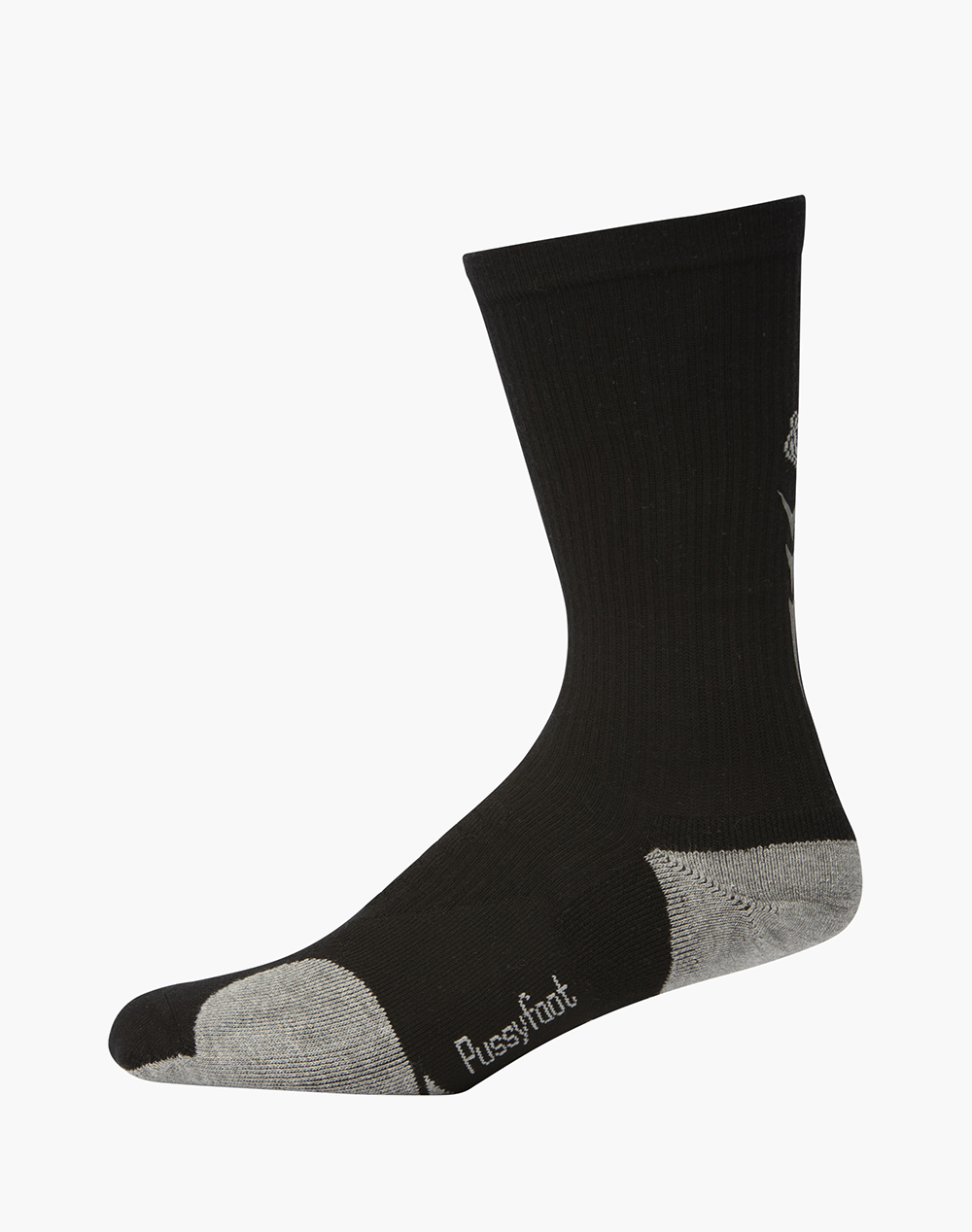 MENS WHITE CROSS TRAINER CREW SOCK – REG SIZE ONLY