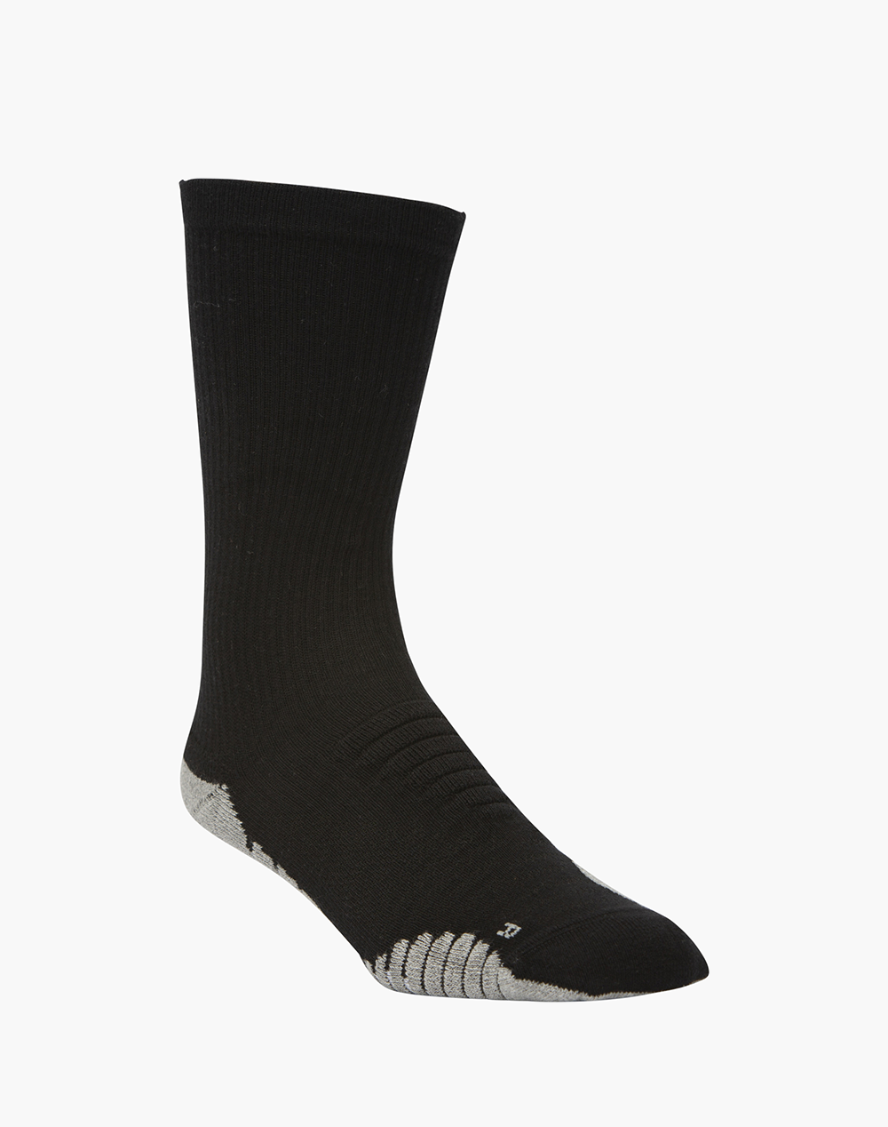 MENS WHITE CROSS TRAINER CREW SOCK – REG SIZE ONLY