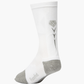 MENS WHITE CROSS TRAINER CREW SOCK