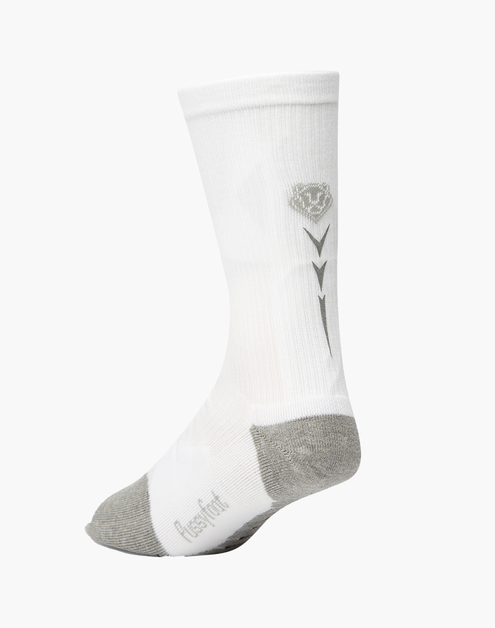 MENS WHITE CROSS TRAINER CREW SOCK