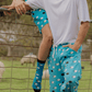 WOMENS BLUE SHEEP BAMBOO SOCK