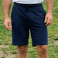 MENS COMFY BAMBOO JERSEY SLEEP SHORT - NAVY