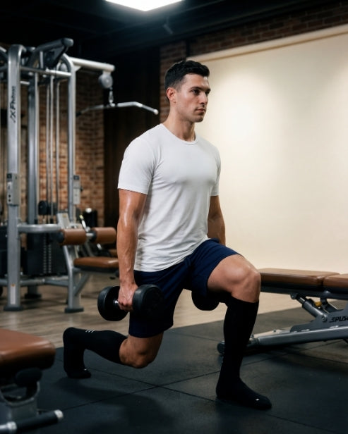 COMPRESSION KNEE HIGH SOCKS – SUPPORTIVE & ANTI-BACTERIAL