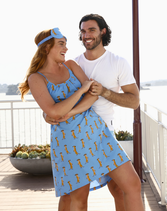 WOMENS MEERKAT BAMBOO SLEEP NIGHTIE
