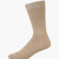 beige wool blend sock