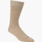 beige wool blend sock