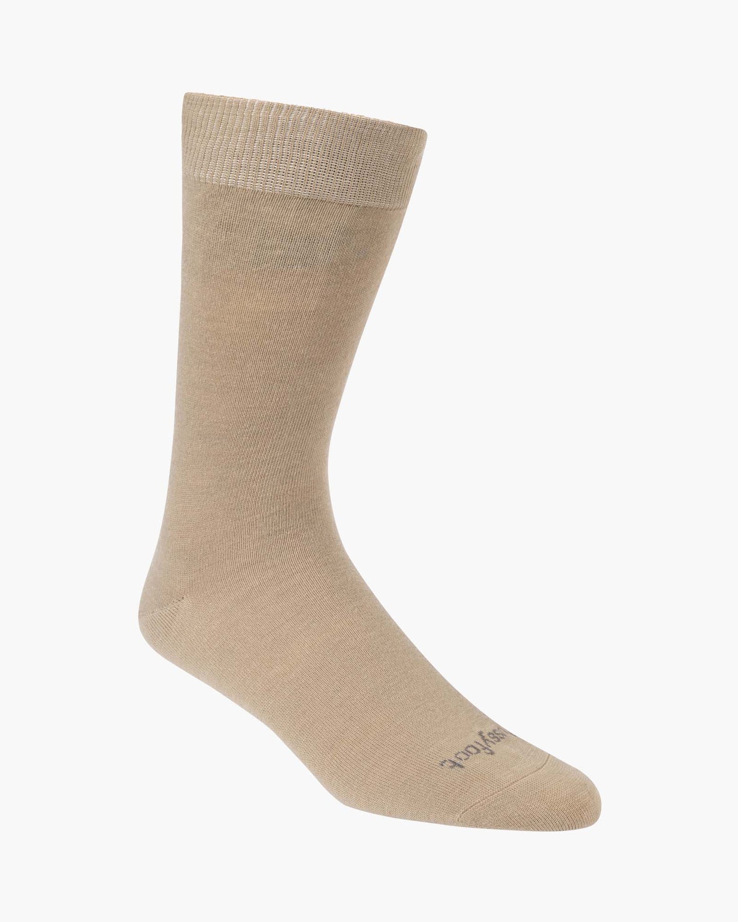 beige wool blend sock