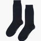 black wool blend sock