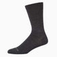 charcoal wool blend sock