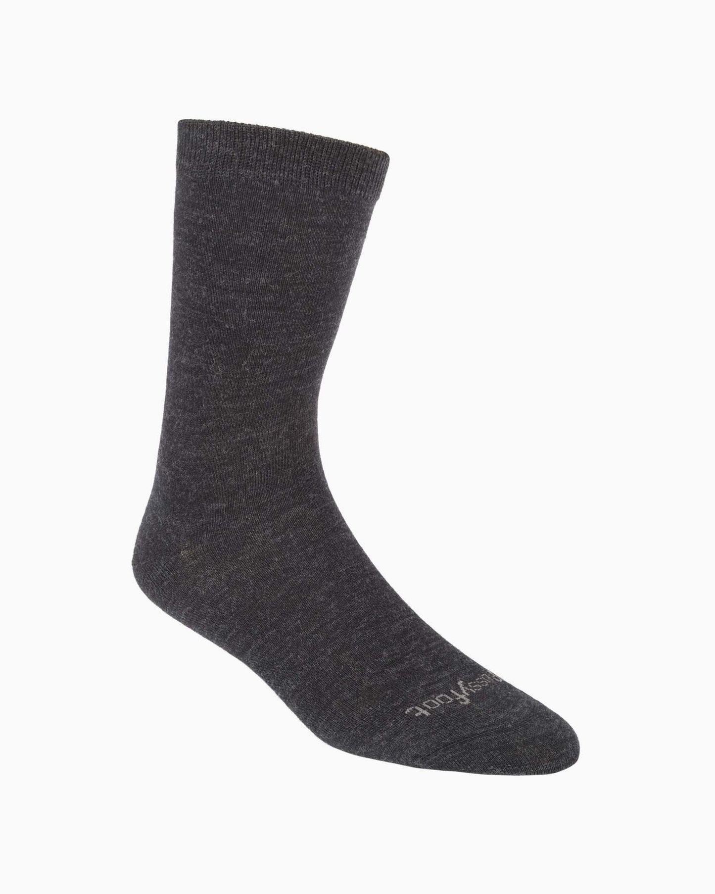 charcoal wool blend sock