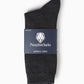 charcoal wool blend sock