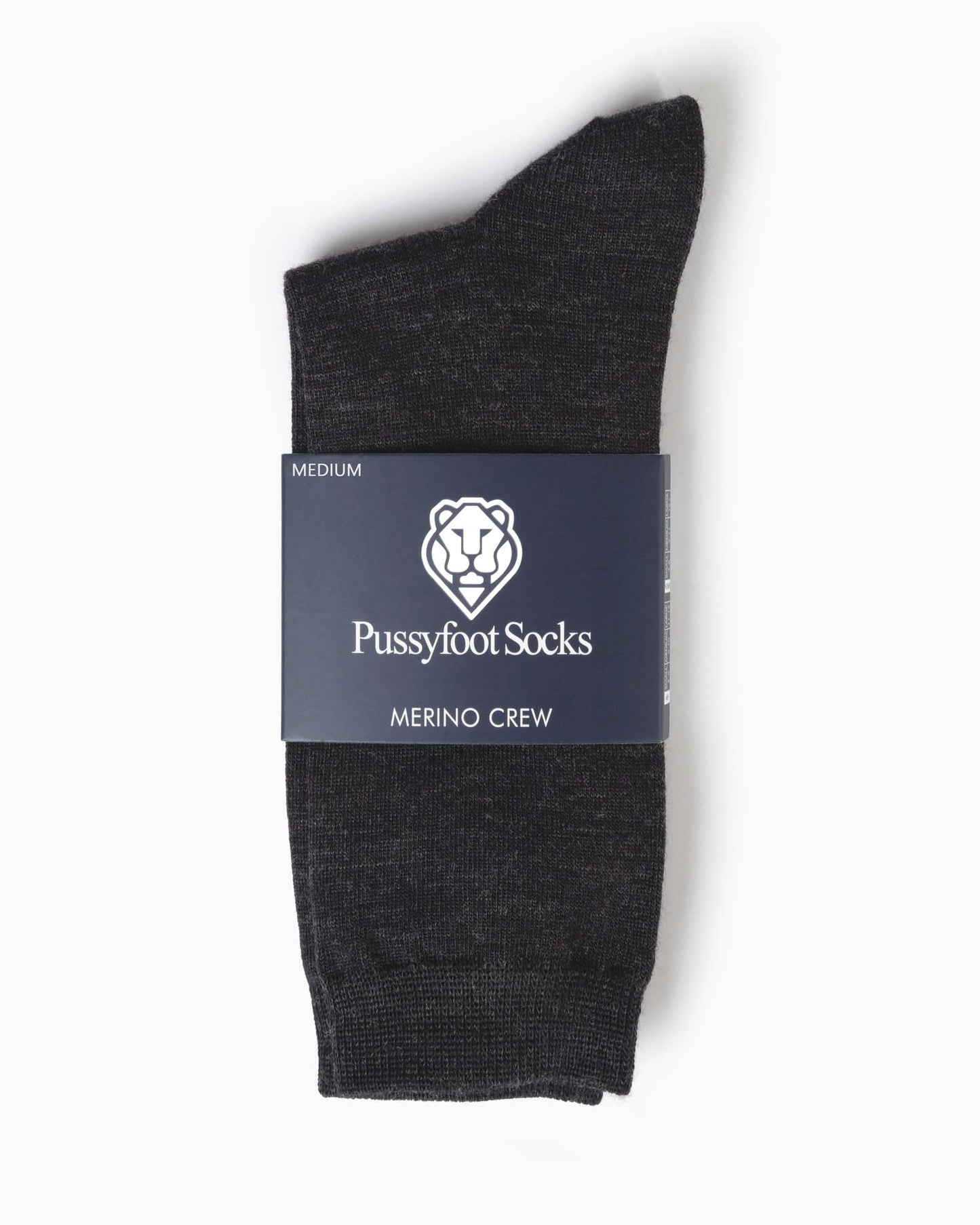 charcoal wool blend sock