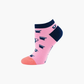 KIDS CUP OF TEA BAMBOO PED SOCK PINK