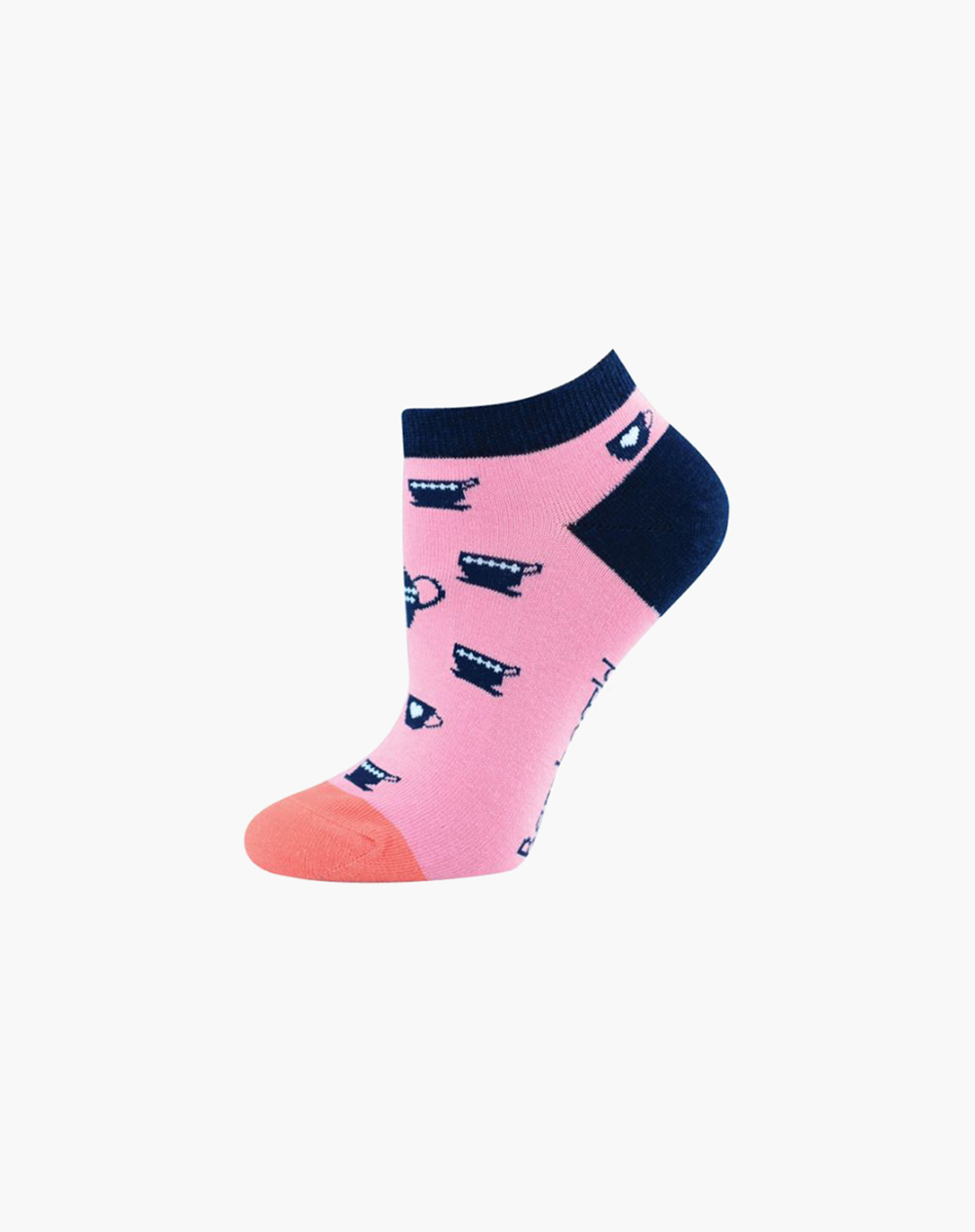 KIDS CUP OF TEA BAMBOO PED SOCK PINK