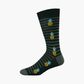 MENS PINEAPPLE STRIPE BAMBOO SOCK