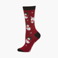 WOMENS CHEEKY SNOWMAN BAMBOO SOCK