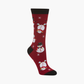 WOMENS CHEEKY SNOWMAN BAMBOO SOCK