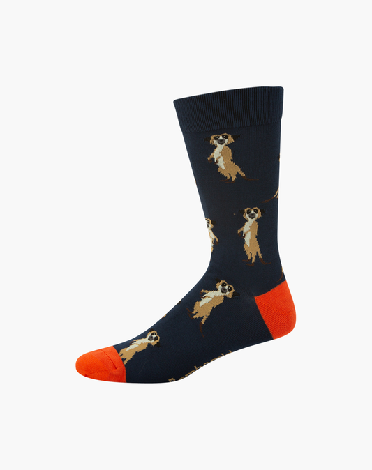 MENS MEERKAT BAMBOO SOCK