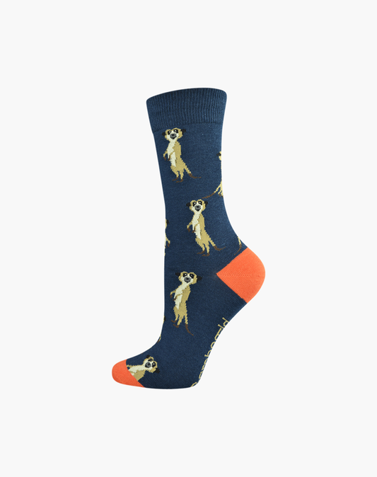 WOMENS MEERKAT BAMBOO SOCK