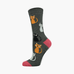 WOMENS KITTY CATS BAMBOO SOCK
