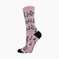WOMENS MUSICAL NOTES BAMBOO SOCK