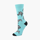 WOMENS ZEBRA BAMBOO SOCK