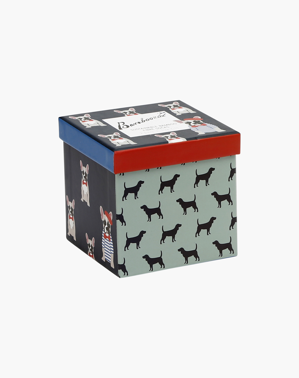 MENS FRENCHY DOGS 2PK GIFT BOX