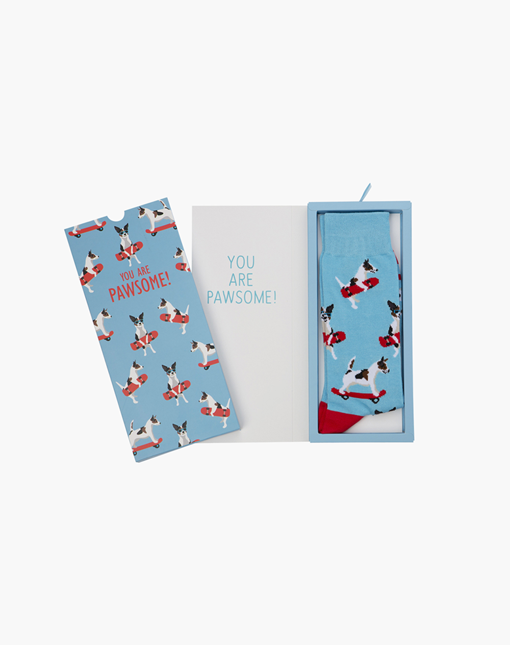 MENS JACK RUSSELL BAMBOO SOCK CARD