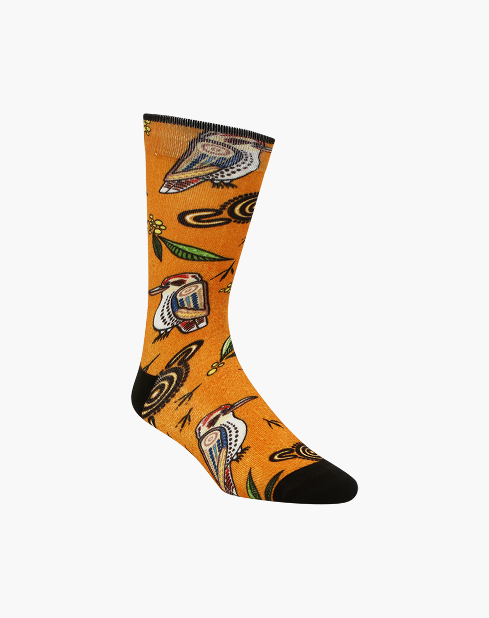 MENS NATIVE AUSTRALIAN KOOKABURRA  BAMBOO SOCK