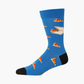 MENS PIZZA SLICE BAMBOO SOCK