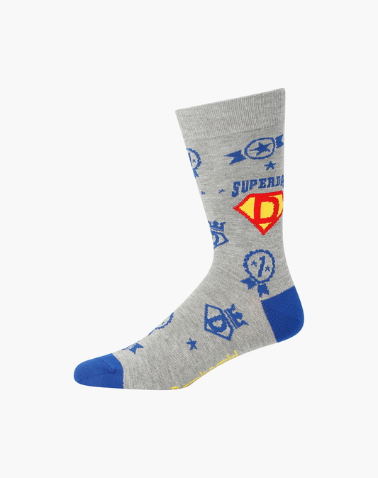 MENS SUPERDAD BAMBOO SOCK