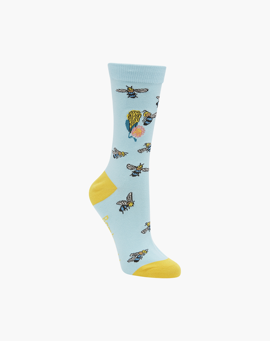WOMENS AUSTRALIAN NATIVE BEEZ BAMBOO SOCK